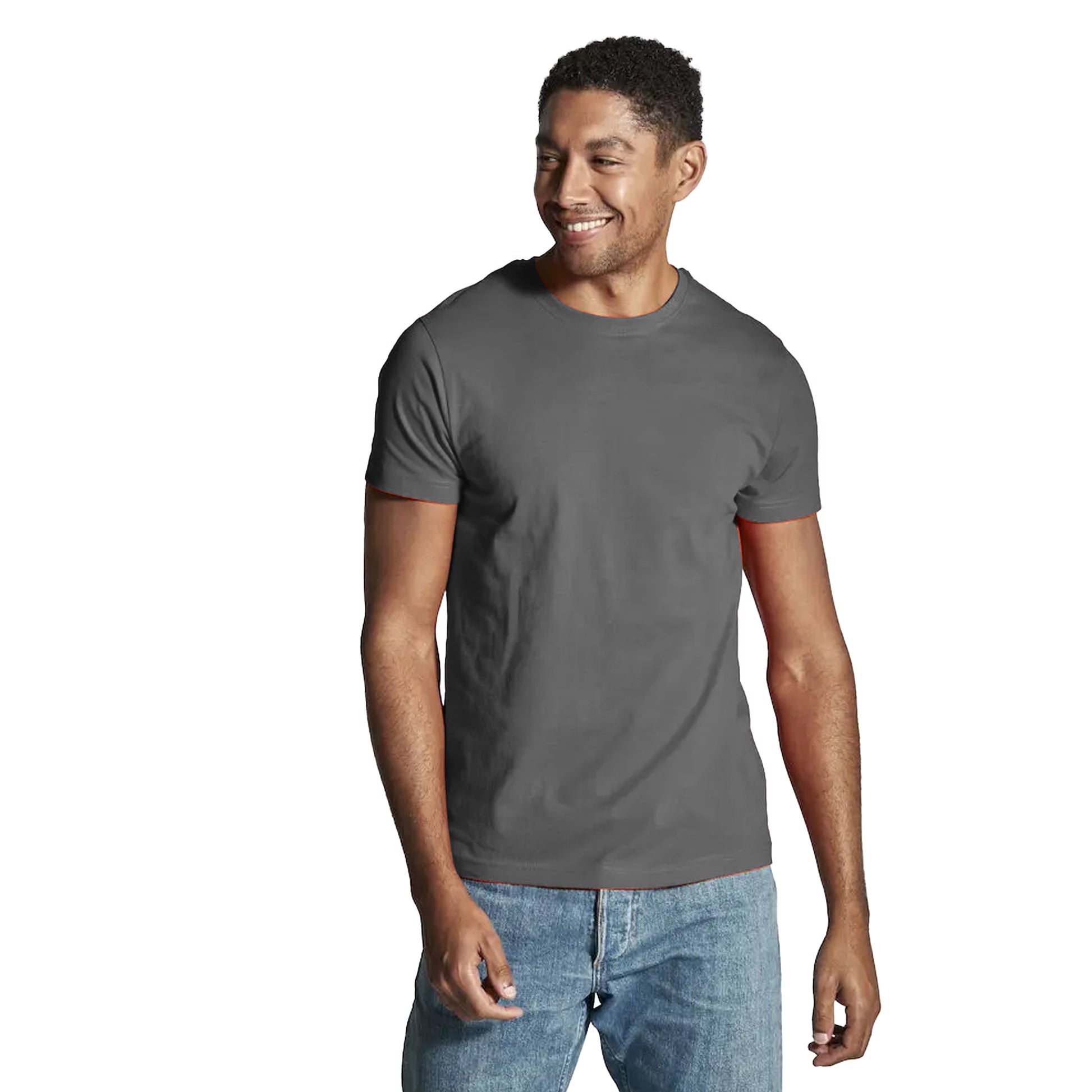Charcoal - Pack Shot - Cottover Mens Modern T-Shirt