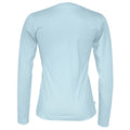 Sky Blue - Back - Cottover Womens-Ladies Long-Sleeved T-Shirt