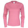 Pink - Front - Cottover Womens-Ladies Long-Sleeved T-Shirt