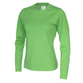 Green - Front - Cottover Womens-Ladies Long-Sleeved T-Shirt