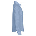 Light Blue - Side - Clique Womens-Ladies Stretch Formal Shirt