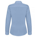 Light Blue - Back - Clique Womens-Ladies Stretch Formal Shirt