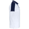 White - Side - Clique Mens Pittsford Polo Shirt