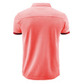 Red - Back - James Harvest Mens Larkford Melange Polo Shirt