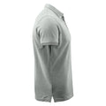 Grey - Side - James Harvest Mens Larkford Melange Polo Shirt