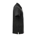 Anthracite - Side - Clique Mens Classic Lincoln Melange Polo Shirt