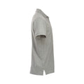 Grey Melange - Side - Clique Mens Classic Lincoln Melange Polo Shirt