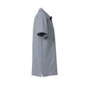 Grey Melange - Side - Clique Mens Premium Polo Shirt