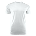 White - Front - Printer RED Mens Run Active T-Shirt