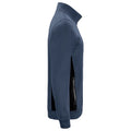 Navy - Side - Projob Mens Sweat Jacket
