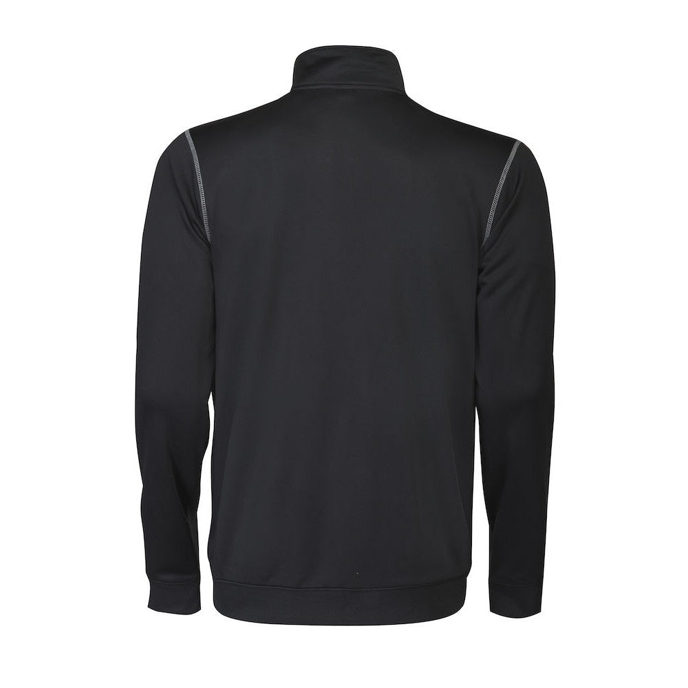 Black - Back - Printer Mens Duathlon Sweat Jacket