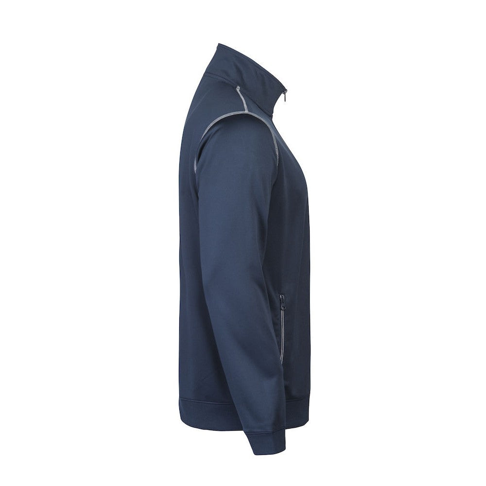 Navy - Side - Printer Mens Duathlon Sweat Jacket