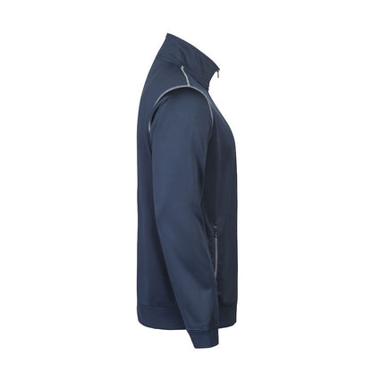 Navy - Side - Printer Mens Duathlon Sweat Jacket