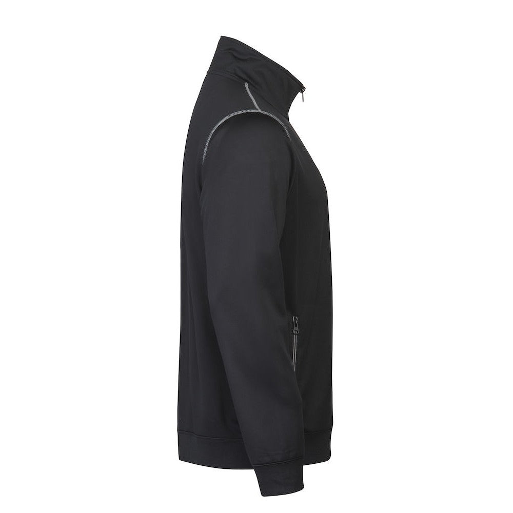 Black - Side - Printer Mens Duathlon Sweat Jacket