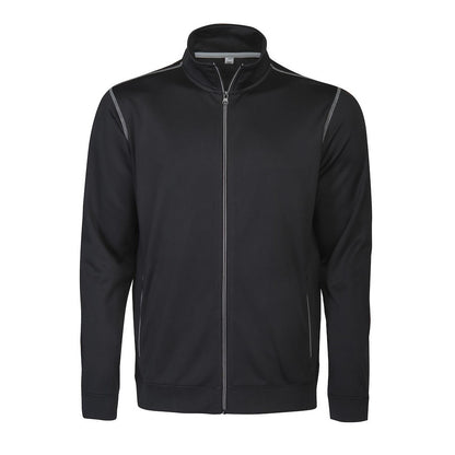 Black - Front - Printer Mens Duathlon Sweat Jacket