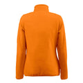 Orange - Back - Printer RED Womens-Ladies Frontflip Fleece Top