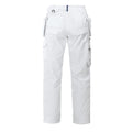 White - Back - Projob Mens Cargo Trousers