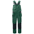 Forest Green - Front - Projob Mens Bib And Brace Trouser