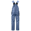 Sky Blue - Back - Projob Mens Bib And Brace Trouser