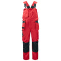 Red - Front - Projob Mens Bib And Brace Trouser