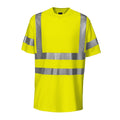 Yellow - Front - Projob Mens Hi-Vis T-Shirt