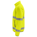 Yellow-Black - Lifestyle - Projob Mens Fleece Hi-Vis Fleece Jacket