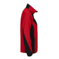 Red - Side - Projob Womens-Ladies Microfleece Jacket