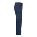 Navy - Side - Projob Mens Cargo Trousers