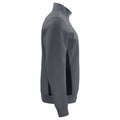 Grey - Side - Projob Mens Half Zip Sweatshirt