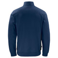 Navy - Back - Projob Mens Half Zip Sweatshirt