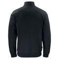 Black - Back - Projob Mens Half Zip Sweatshirt