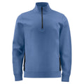 Sky Blue - Front - Projob Mens Half Zip Sweatshirt