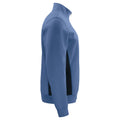 Sky Blue - Side - Projob Mens Half Zip Sweatshirt