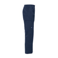 Navy - Side - Projob Mens Cargo Trousers