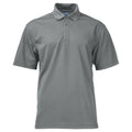 Stone - Front - Projob Mens Pique Polo Shirt