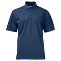 Navy - Front - Projob Mens Pique Polo Shirt