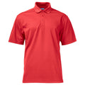 Red - Front - Projob Mens Pique Polo Shirt