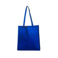 Blue - Front - United Bag Store Gusseted Tote Bag