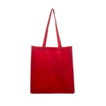Red - Front - United Bag Store Gusseted Tote Bag