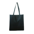 Black - Front - United Bag Store Gusseted Tote Bag