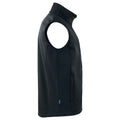 Black - Side - Projob Mens Softshell Body Warmer