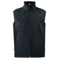 Black - Front - Projob Mens Softshell Body Warmer