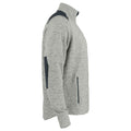 Grey Melange - Lifestyle - Projob Mens Heathered Fleece Jacket