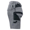 Grey - Side - Projob Mens Work Shorts