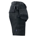 Black - Side - Projob Mens Work Shorts