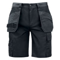 Black - Front - Projob Mens Work Shorts