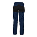 Navy - Back - Projob Womens-Ladies Stretch Cargo Trousers