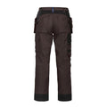 Brown - Back - Projob Mens Cargo Trousers