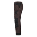 Brown - Side - Projob Mens Cargo Trousers