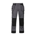 Grey - Front - Projob Mens Cargo Trousers